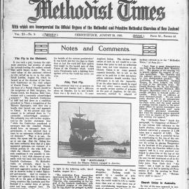 The New Zealand Methodist Times: 28th August 1920