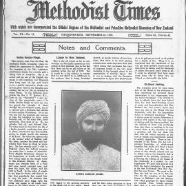 The New Zealand Methodist Times: 25th September 1920