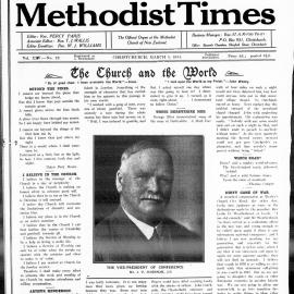 The New Zealand Methodist Times: 3rd March 1934