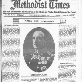 The New Zealand Methodist Times: 9th October 1920