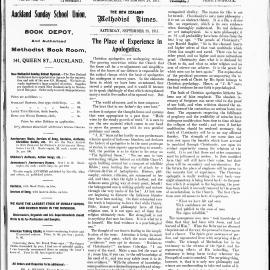 The New Zealand Methodist Times: 23rd September 1911