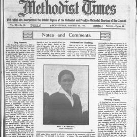 The New Zealand Methodist Times: 23rd October 1920