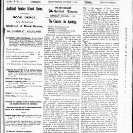 The New Zealand Methodist Times: 7th October 1911