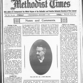 The New Zealand Methodist Times: 4th December 1920