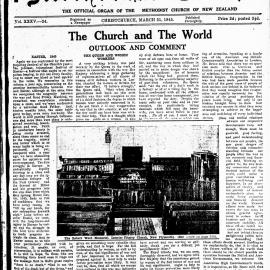 The New Zealand Methodist Times: 31st March 1945