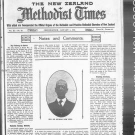 The New Zealand Methodist Times: 1st January 1921