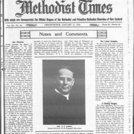 The New Zealand Methodist Times: 15th January 1921