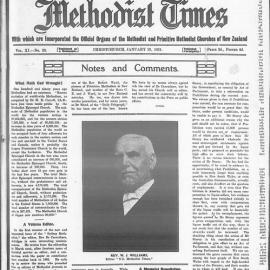 The New Zealand Methodist Times: 29th January 1921