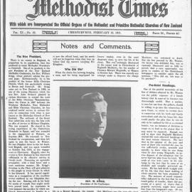 The New Zealand Methodist Times: 26th February 1921