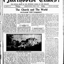 The New Zealand Methodist Times: 9th June 1945