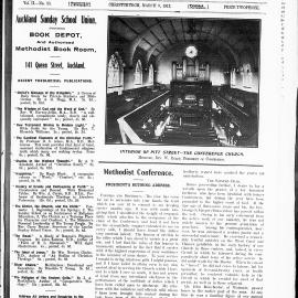 The New Zealand Methodist Times: 9th March 1912