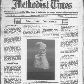 The New Zealand Methodist Times: 9th July 1921