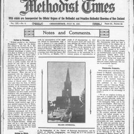 The New Zealand Methodist Times: 23rd July 1921