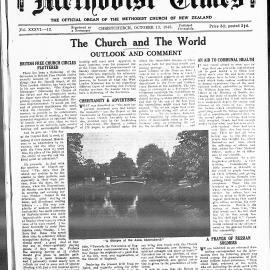 The New Zealand Methodist Times: 13th October 1945