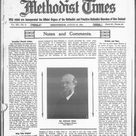 The New Zealand Methodist Times: 20th August 1921