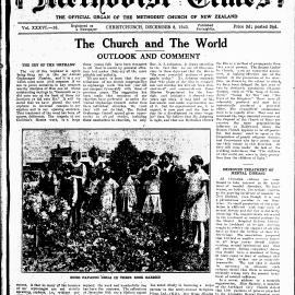 The New Zealand Methodist Times: 8th December 1945