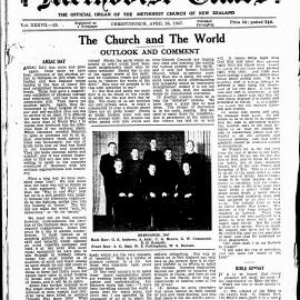The New Zealand Methodist Times: 26th April 1947
