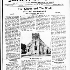 The New Zealand Methodist Times: 30th August 1947