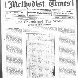 The New Zealand Methodist Times: 22nd June 1935