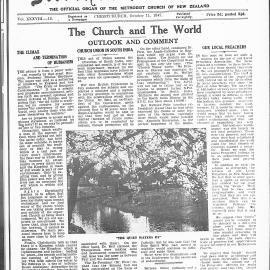 The New Zealand Methodist Times: 11th October 1947