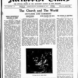 The New Zealand Methodist Times: 20th December 1947