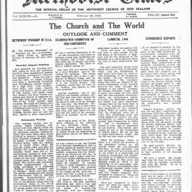The New Zealand Methodist Times: 28th February 1948