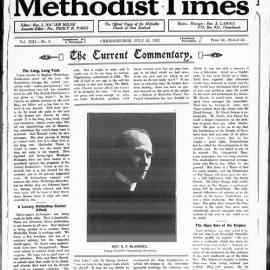 The New Zealand Methodist Times: 22nd July 1922
