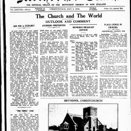 The New Zealand Methodist Times: 8th May 1948