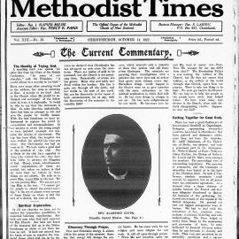 The New Zealand Methodist Times: 14th October 1922