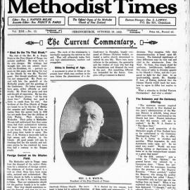 The New Zealand Methodist Times: 28th October 1922