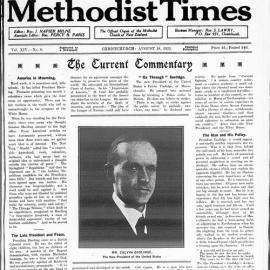 The New Zealand Methodist Times: 18th August 1923