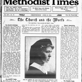 The New Zealand Methodist Times: 26th April 1924