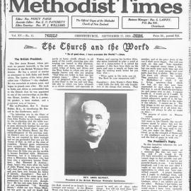 The New Zealand Methodist Times: 27th September 1924