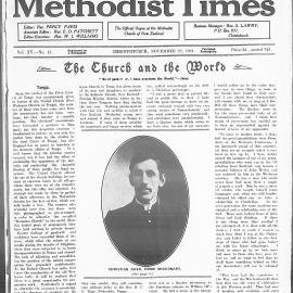 The New Zealand Methodist Times: 22nd November 1924