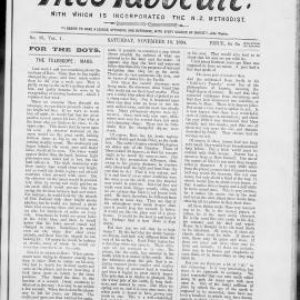 The Advocate: 10th November 1894