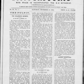 The Advocate: 15th December 1894