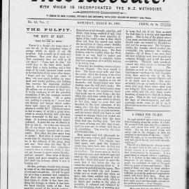 The Advocate: 30th March 1895