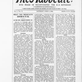 The Advocate: 8th June 1895