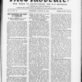 The Advocate: 10th August 1895