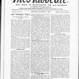 The Advocate: 19th October 1895
