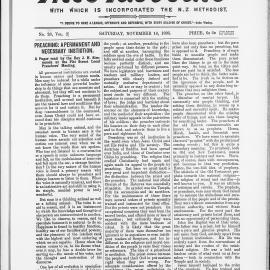 The Advocate: 16th November 1895