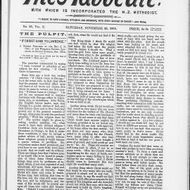 The Advocate: 23rd November 1895