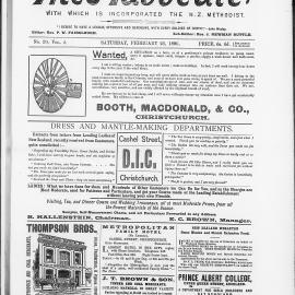 The Advocate: 29th February 1896