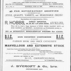 The Advocate: 13th June 1896