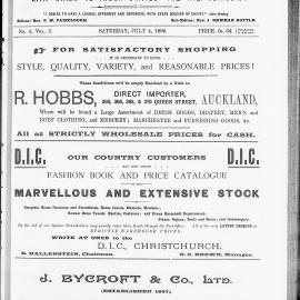 The Advocate: 4th July 1896
