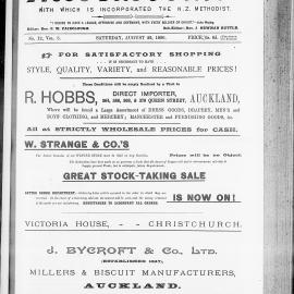 The Advocate: 22nd August 1896