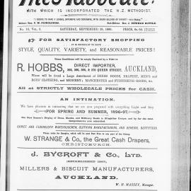 The Advocate: 19th September 1896