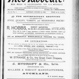 The Advocate: 24th October 1896
