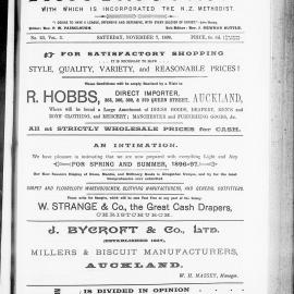 The Advocate: 7th November 1896