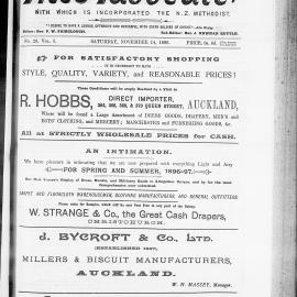 The Advocate: 14th November 1896